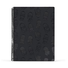 CUADERNO MOOVING 29/7 T. FLEX. X 80 HJS. CUADRIC. SIMPSONS