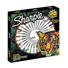 MARCADOR SHARPIE PORTRAITS RULETA  X 30 COLORES (2195343)