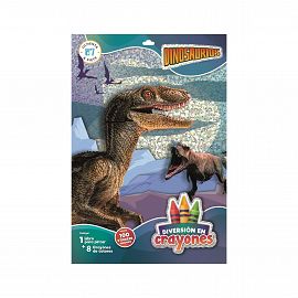 SET 87 DIVERSION EN CRAYONES DINOSAURIOS (3722)