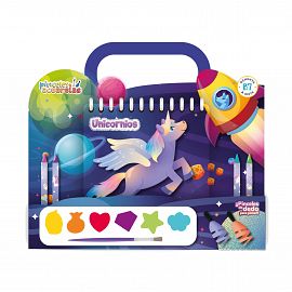 SET 87 PINCELES Y ACUARELAS UNICORNIOS (3289)