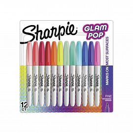 MARCADOR SHARPIE GLAM POP BLISTER X 12 COLORES (2185226)