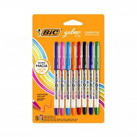 BOLIGRAFO GEL BIC GELOCITY STIC ST X 8 COLORES (522239)