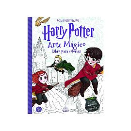 LIBRO P/COLOREAR VERTICE HARRY POTTER ARTE MAGICO (6117)