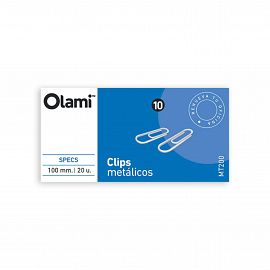 CLIP OLAMI METALICO Nº 6 X 50 U. (50 MM) (MT202)