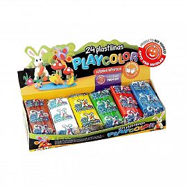 PLASTILINA PLAYCOLOR DE 20 GRS. X 24 U. V/COLORES