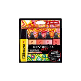 RESALTADOR STABILO BOSS ARTY ESTUCHE X 5 COLORES CALIDOS (5394)