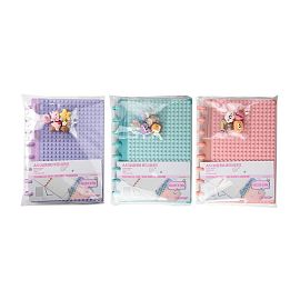 CUADERNO CRESKO SISTEMA DE DISCOS TAPA ENCASTRE A5 X 80 HJS + 5 PINES (CK850)