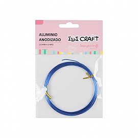 ALAMBRE DE ALUMINIO IBI CRAFT 1MM. X 5 MTS. V/COLORES