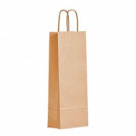 BOLSA P/REGALO BRP. ZAFIRO BOTELLA 14 X 08 X 40 CM MADERA
