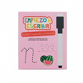 CARTAS EDUCATIVAS BARCO DE PAPEL ESCRIBIR CURSIVAS C/MARCADOR