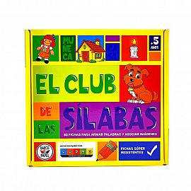 JUEGO DE MESA BARCO DE PAPEL EL CLUB DE LAS SILABAS