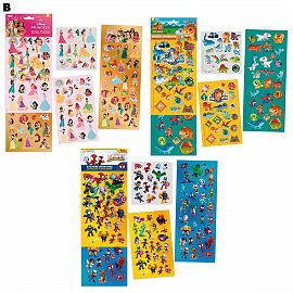 STICKERS TAPIMOVIL 3 PLANCHAS SURTIDAS MODELO B (SPIDEY, JURASSIC, PRINCESAS)