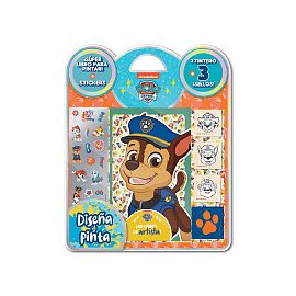 SET VERTICE DISEÑA Y PINTA PAW PATROL (6306)