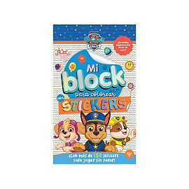 BLOCK P/COLOREAR VERTICE C/STICKERS PAW PATROL (6192)