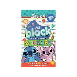 BLOCK P/COLOREAR VERTICE C/STICKERS STITCH (6198)