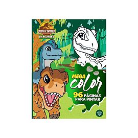 LIBRO P/PINTAR VERTICE MEGA COLOR JURASSIC EXPLORER (6213)