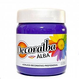 PINTURA ALBA ACRILICA DECORATIVA X 200 ML V/COLORES