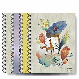 CUADERNO ARTE NORDICO T.DURA 29/7 X 120 HJS. CUADRICULADO