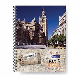 CUADERNO MIS APUNTES TRAVEL 29/7 X 150 HJS. CUADRICULADO