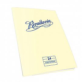 CUADERNO RIVADAVIA T.FLEX. X 24 HJS. RAYADO (341110)