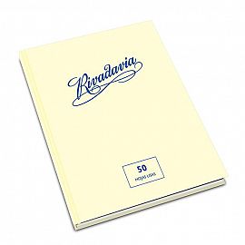 CUADERNO RIVADAVIA T.CARTON X  50 HJS. LISO (354130)