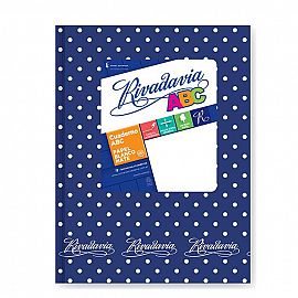 CUADERNO RIVADAVIA ABC LUNARES T.D. X 98 HJS. RAYADO V/COLORES