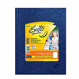 CUADERNO EXITO E1 FORRADO UNIVERSO T.D. AZUL  X 48 HJS. LISO (100997)