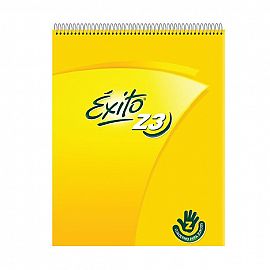 CUADERNO EXITO Z3 T.D. 19 X 24, X 48 HJS. CUADRICULADO GDE. (P/ZURDO)