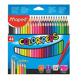 LAPICES DE COLORES MAPED COLOR PEPS X 48 LARGOS (832048)