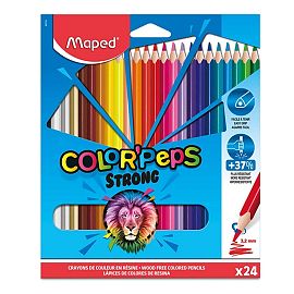 LAPICES DE COLORES MAPED COLOR PEPS X 24 LARGOS STRONG (862724)